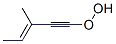 Dimethylvinylethynylhydroperoxide Structure