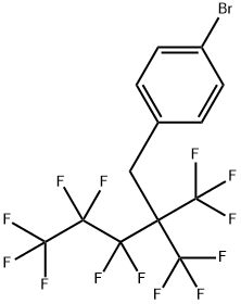 1-BROMO-4-(1H,1H-PERFLUORO-2,2-DIMETHYLPENTYL)BENZENE 구조식 이미지