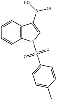 N-(P-TOLUENESULFONYL)INDOLE-3-BORONIC ACID Structure