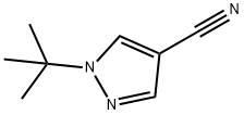 1-tert-butyl-1H-pyrazole-4-carbonitrile Structure