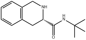 (S)-N-tert-Butyl-1,2,3,4-tetrahydroisoquinoline-3-carboxamide 구조식 이미지