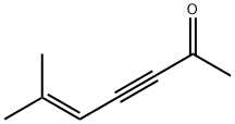 5-Hepten-3-yn-2-one, 6-methyl- (9CI) Structure