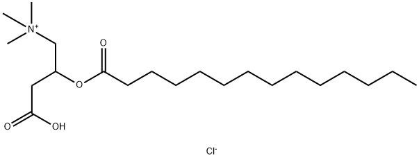 MYRISTOYL-DL-CARNITINE CHLORIDE Structure