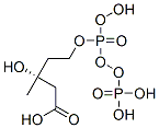 (3R)-3-히드록시-5-(히드록시(포스포노옥시)포스포릴옥시)-3-메틸펜탄산 구조식 이미지