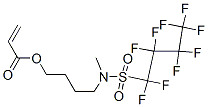 4-[메틸[(노나플루오로부틸)술포닐]아미노]부틸아크릴레이트 구조식 이미지