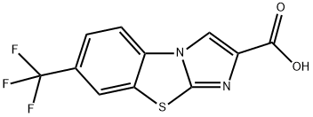 7-(TRIFLUOROMETHYL)IMIDAZO[2,1-B]BENZOTHIAZOLE-2-CARBOXYLIC ACID Structure
