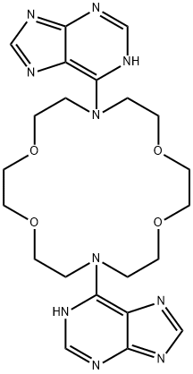 1,4,10,13-Tetraoxa-7,16-diazacyclooctadecane, 7,16-di(1H-pyrin-6-yl)- Structure
