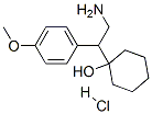 1-(4-METHOXYPHENYL)-2-AMINOETHYL CYCLOHEXANOL HYDROCHLORIDE Structure