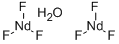 NEODYMIUM FLUORIDE HEMIHYDRATE Structure