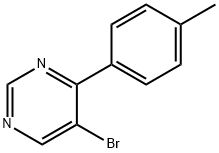 5-Bromo-4-(4-methylphenyl)pyrimidine Structure