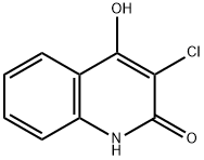 3-Chloro-4-hydroxy-1H-quinolin-2-one Structure