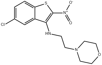 N-(5-Chloro-2-nitrobenzo(b)thien-3-yl)-4-morpholineethanamine Structure
