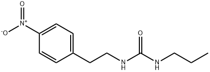 N-[2-(4-Nitrophenyl)ethyl]-N'-propylurea Structure