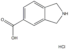 ISOINDOLINE-5-CARBOXYLIC ACID HYDROCHLORIDE 구조식 이미지