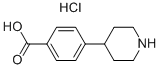 4-(4”-카르복시페닐)피페리딘HCL 구조식 이미지