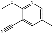 3-Pyridinecarbonitrile,2-methoxy-5-methyl-(9CI) 구조식 이미지