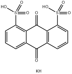 ANTHRAQUINONE-1,8-DISULFONIC ACID DIPOTASSIUM SALT Structure