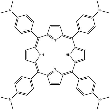 5,10,15,20-TETRA(4-DIMETHYLAMINOPHENYL)PORPHYRIN Structure