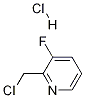 2-(Chloromethyl)-3-fluoropyridine Hydrochloride 구조식 이미지