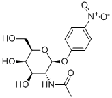 4-Nitrophenyl-N-acetyl-beta-D-galactosaminide Structure