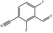 2,4-DIFLUORO-3-FORMYLBENZONITRILE Structure