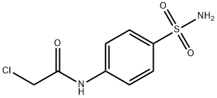 2-클로로-N-(4-설파모일-페닐)-아세트아마이드 구조식 이미지
