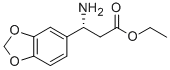 (R)-3-Amino-3-(3,4-methylendioxyphenyl)propionicacidethylester Structure