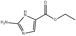 1H-Imidazole-4-carboxylicacid,2-amino-,ethylester(9CI) Structure