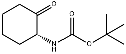 (R)-2-N-BOC-AMINOCYCLOHEXANONE 구조식 이미지