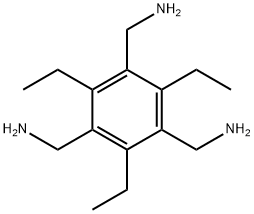 1,3,5-TRIS(AMINOMETHYL)-2,4,6-TRIETHYLBENZENE 구조식 이미지