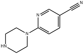 6-PIPERAZINONICOTINO니트릴 구조식 이미지