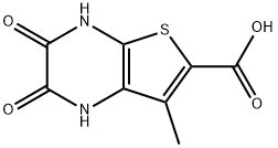 Thieno[2,3-b]pyrazine-6-carboxylic  acid,  1,2,3,4-tetrahydro-7-methyl-2,3-dioxo- Structure