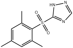 3-(2,4,6-TRIMETHYLPHENYLSULFONYL)-1,2,4-TRIAZOLE Structure