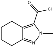 2H-Indazole-3-carbonylchloride,4,5,6,7-tetrahydro-2-methyl-(9CI) 구조식 이미지