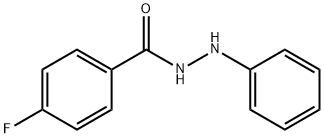 p-Fluorobenzoic acid 2-phenylhydrazide 구조식 이미지