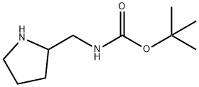 2-Boc-aminomethylpyrrolidine 구조식 이미지