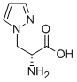 (R)-2-AMINO-3-PYRAZOL-1-YL-프로피온산 구조식 이미지