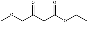 4-METHOXY-2-METHYL-3-OXO-BUTYRICAID ETHYL ESTER Structure