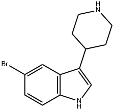 5-BroMo-3-(4-piperidinyl)-1H-indole Structure