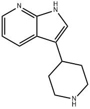 3-PIPERIDIN-4-YL-1H-PYRROLO[2,3-6]PYRIDINE HCL 구조식 이미지