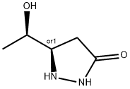 3-Pyrazolidinone,5-(1-hydroxyethyl)-,(R*,R*)-(9CI) Structure