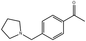 1-(4-PYRROLIDIN-1-YLMETHYL-PHENYL)-ETHANONE Structure