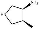 3-피롤리딘아민,4-메틸-,(3S-cis)-(9CI) 구조식 이미지