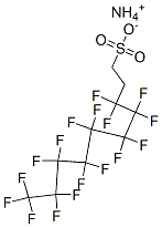 1-Decanesulfonic acid, 3,3,4,4,5,5,6,6,7,7,8,8,9,9,10,10,10-heptadecafluoro-, ammonium salt 구조식 이미지