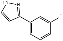 1H-Pyrazole,3-(3-fluorophenyl)-(9CI) Structure