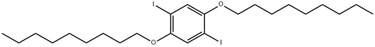 1,4-DIIODO-2,5-BIS(NONYLOXY)BENZENE Structure