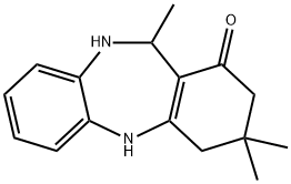 1H-DIBENZO[B,E][1,4]DIAZEPIN-1-ONE, 2,3,4,5,10,11-HEXAHYDRO-3,3,11-TRIMETHYL- Structure