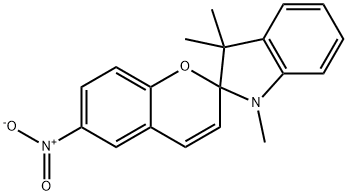1,3,3-트리메틸린돌리노-6'-니트로벤조피릴로스피란 구조식 이미지