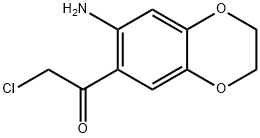 1-(7-AMINO-2,3-DIHYDRO-BENZO[1,4]DIOXIN-6-YL)-2-CHLORO-ETHANONE Structure