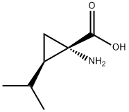 시클로프로판카르복실산,1-아미노-2-(1-메틸에틸)-,시스-(9CI) 구조식 이미지